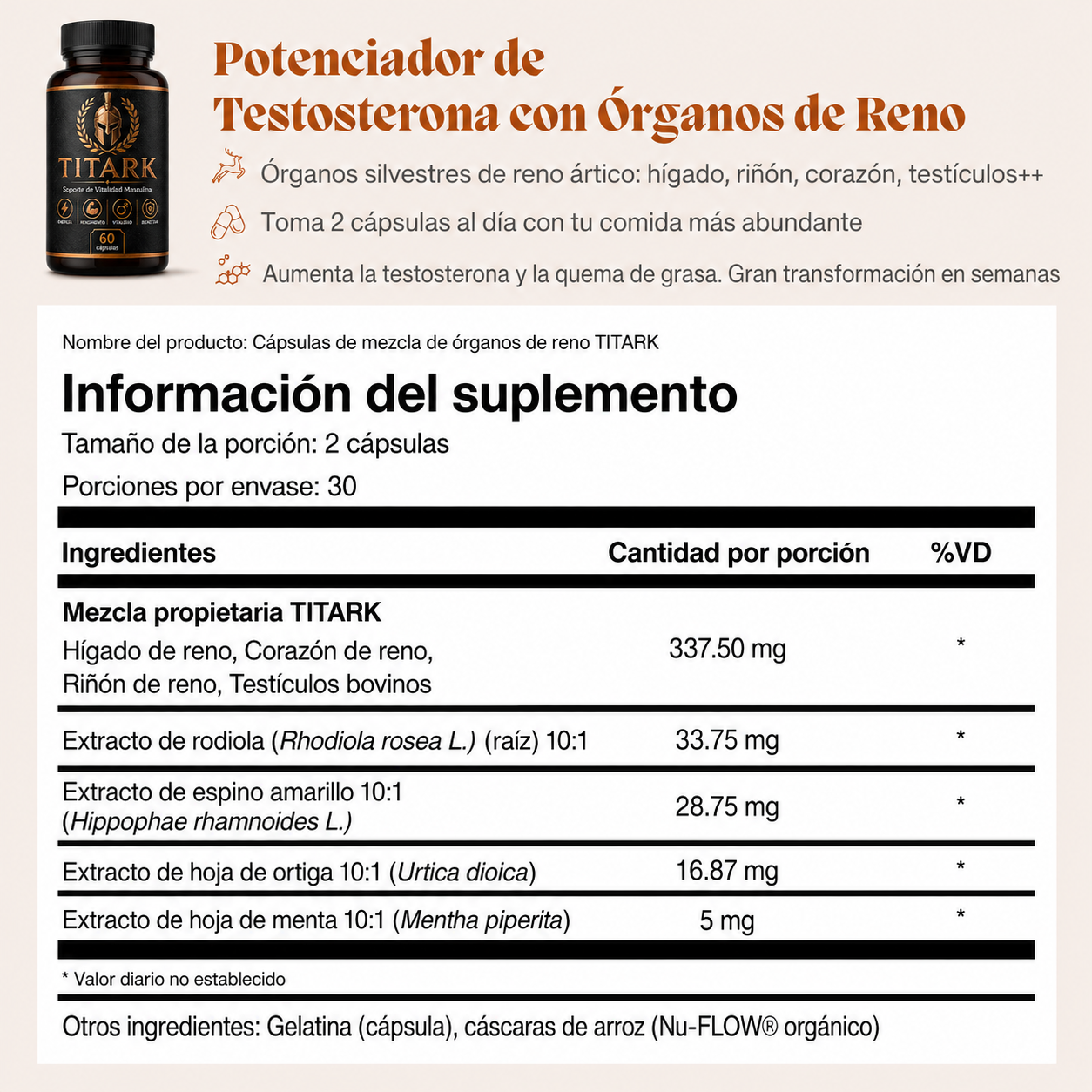 Potenciador Natural de Testosterona Primal